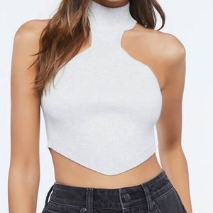 Knit halter top